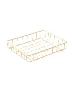 Hazel Bend Empty Under-Desk Cable Tray - Ivory
