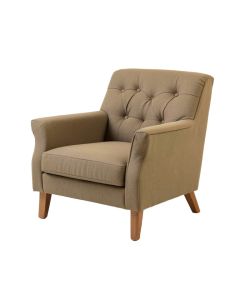 Overbury 30.5 '' Wide Tufted Polyester Chair And A Half (synthetic illustration; no displayed measurements)