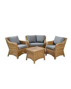Stickel 3 Piece Rattan Seating Group