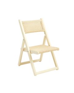 Ridge Branch Folding Outdoor Chair - Cream