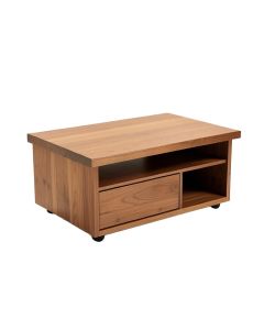 Chatelet Solid Wood Coffee Table With Storage (synthetic illustration; no displayed measurements)