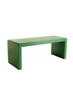 Hill Falls Indoor Bench - Green (synthetic illustration; no displayed measurements)