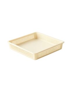 Stone Edge Empty Under-Desk Cable Tray - Ivory