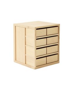 Spruce Crest Small-Parts Storage Drawer Cabinet - Beige (synthetic illustration; no displayed measurements)