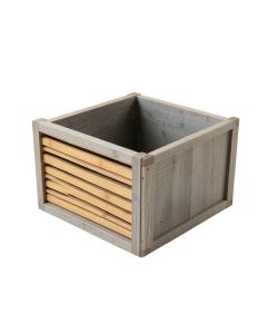 Oak Brook Empty Furniture-Style Litter Enclosure - Gray