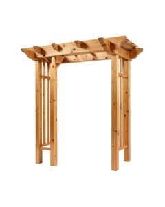 90 '' H X 75 '' W Lexington Wood Arbor