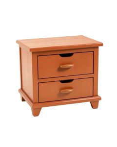 Summit Crest Nightstand - Terracotta (synthetic illustration; no displayed measurements)