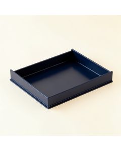 Clay Fold Empty Under-Desk Cable Tray - Navy (synthetic illustration; no displayed measurements)