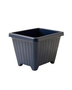 Alder Crossing Empty Raised Planter - Navy
