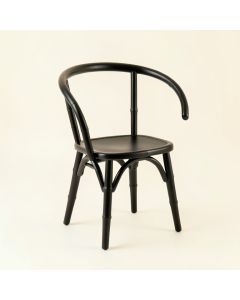 Rowan Dell Dining Chair - Black (synthetic illustration; no displayed measurements)