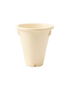 Stone Branch Empty Railing Planter With Integral Brackets - Ivory (synthetic illustration; no displayed measurements)