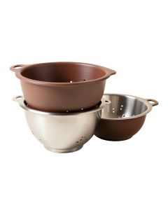Kraus Kore Stainless Steel 3 Piece Colander Set