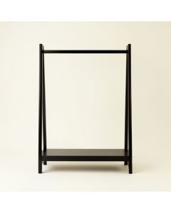Spruce Bend Empty Garment Rack - Black (synthetic illustration; no displayed measurements)