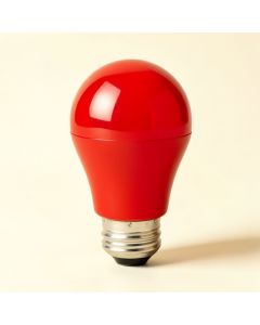 Red Light Bulb (synthetic illustration; no displayed measurements)