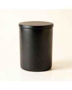 Alder Canyon Storage Canister With Lid - Black (synthetic illustration; no displayed measurements)