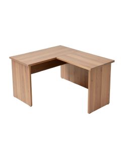 Home Office Solid Wood L-Shape Desk (synthetic illustration; no displayed measurements)