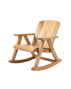 Cedar Creek Solid Wood Folding Rocking Chairs (synthetic illustration; no displayed measurements)