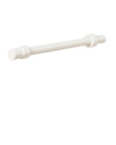 Round Spring Tension Café Curtain Single Rod