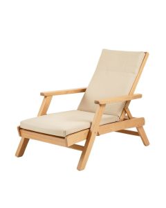 Maple Bridge Outdoor Lounge Chair - Beige