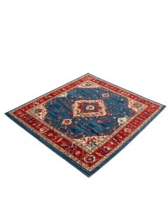 Arteaga Oriental Blue/Red Area Rug