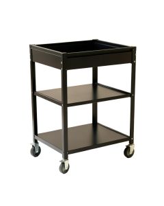Spruce Brook Empty Rolling Workshop Cart - Black