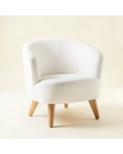 Linden Arc Upholstered Armchair (synthetic illustration; no displayed measurements)