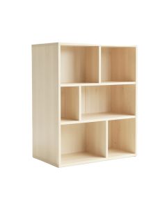 Pine Bend Desktop Shelving Unit - Ivory (synthetic illustration; no displayed measurements)
