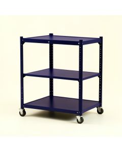 Stone Crest Empty Rolling Workshop Cart - Navy (synthetic illustration; no displayed measurements)