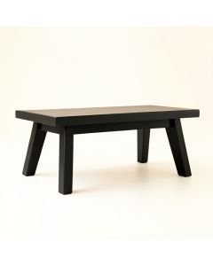 Linden Brook Indoor Bench - Black (synthetic illustration; no displayed measurements)