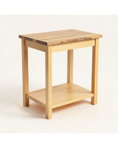 Lapithos Kitchen Cart With Butcher Block Top (synthetic illustration; no displayed measurements)