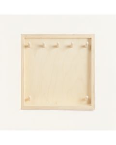 Heath Dale Empty Wall-Mounted Tool Organizer Panel - Ivory (synthetic illustration; no displayed measurements)