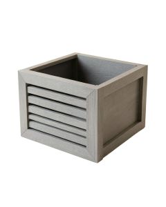 Birch Edge Empty Furniture-Style Litter Enclosure - Gray (synthetic illustration; no displayed measurements)
