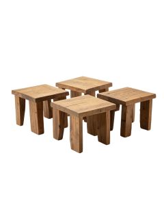 Union Rustic Nesting Coffee Tables (synthetic illustration; no displayed measurements)