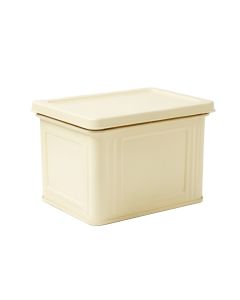 Bay Crossing Closed Outdoor Storage Box - Cream