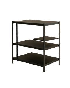 Lake Branch Empty Seed-Starting Shelving Unit Without Lights - Black (synthetic illustration; no displayed measurements)