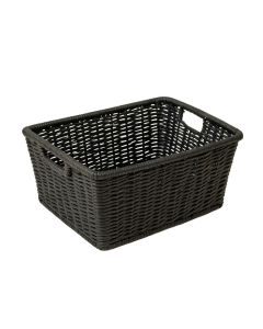 Field Bend Empty Storage Basket - Black (synthetic illustration; no displayed measurements)
