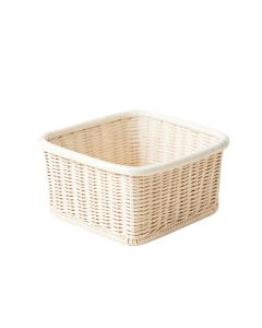 Vale Arc Empty Storage Basket - White (synthetic illustration; no displayed measurements)