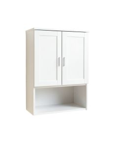 Clay Bend Wall-Mounted Laundry Cabinet - White