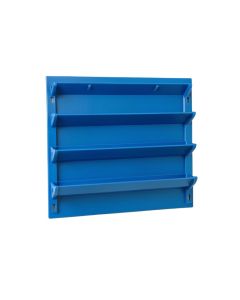 Oak Bridge Empty Wall-Mounted Tool Organizer Panel - Blue (synthetic illustration; no displayed measurements)