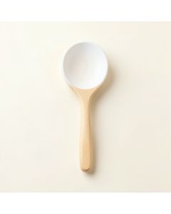 Birch Dale Cooking Spoon - White (synthetic illustration; no displayed measurements)