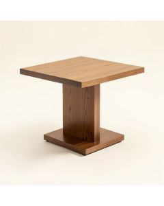 Island Pedestal Coffee Table (synthetic illustration; no displayed measurements)