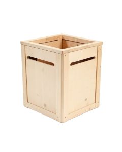 Hill Brook Closed Garden Compost Bin - Beige (synthetic illustration; no displayed measurements)