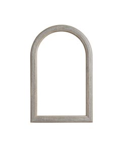 Cove Crest Framed Wall Mirror - Gray