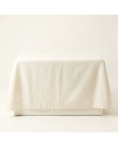 Stone Crossing Flat Bed Sheet - Ivory (synthetic illustration; no displayed measurements)