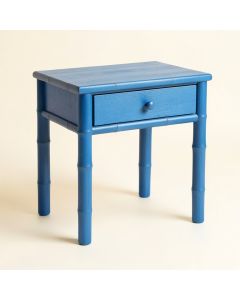 Maple Edge Side Table - Blue (synthetic illustration; no displayed measurements)