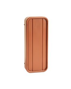Rowan Crest Narrow Outdoor Storage Bench - Terracotta