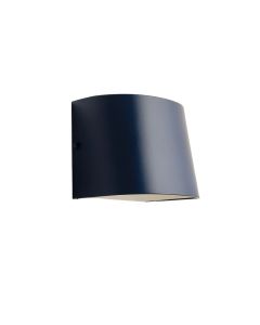 Ash Crossing Wall Sconce Mounted On A Plain Wall - Navy