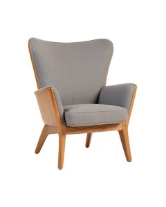 Abbrielle 28.7 '' Wide Polyester Wingback Chair (synthetic illustration; no displayed measurements)