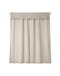 Henke Voile Solid Sheer Rod Pocket Curtain Panels