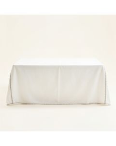 Heath Bluff Flat Bed Sheet - White (synthetic illustration; no displayed measurements)